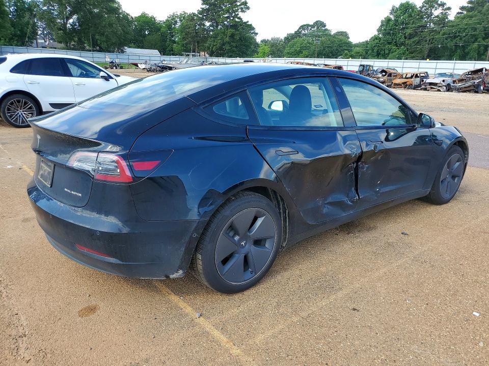 2022 Tesla Model 3 მანქანა იყიდება აუქციონზე, vin: 5YJ3E1EB1NF255778, აუქციონის ნომერი: 56651666