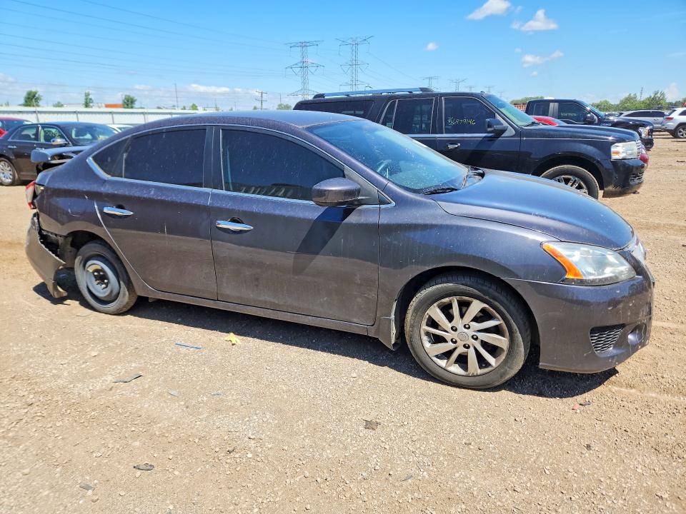 2013 Nissan Sentra მანქანა იყიდება აუქციონზე, vin: 3N1AB7AP5DL652417, აუქციონის ნომერი: 57353016
