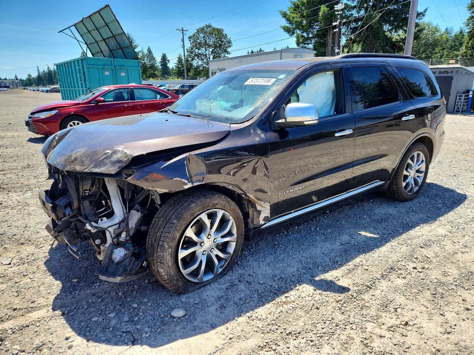57372596 :رقم المزاد ، 1C4RDJEG3HC780724 vin ، 2017 Dodge Durango مزاد بيع