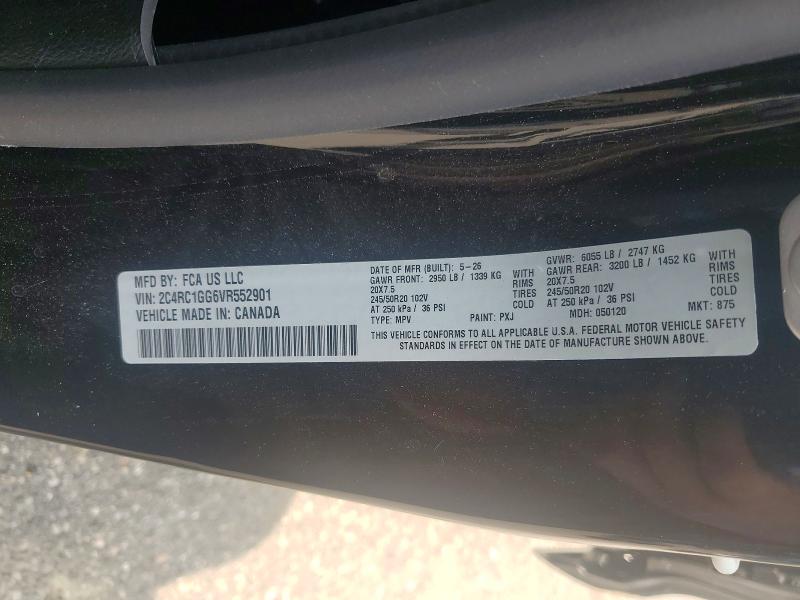 Aukcja sprzedaży 2027 Chrysler Pacifica, vin: 2C4RC1GG6VR552901, numer aukcji: 57222356