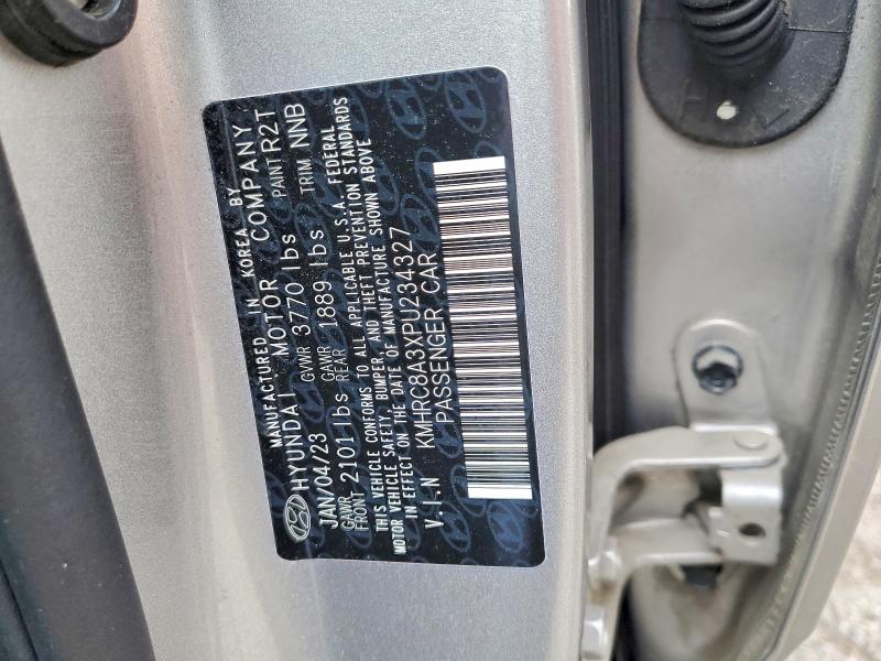 Продаж на аукціоні авто 2023 Hyundai Venue, vin: KMHRC8A3XPU234327, номер лоту: 58882786