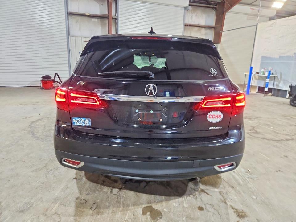 58072016 :رقم المزاد ، 5FRYD4H26GB002169 vin ، 2016 Acura Mdx مزاد بيع
