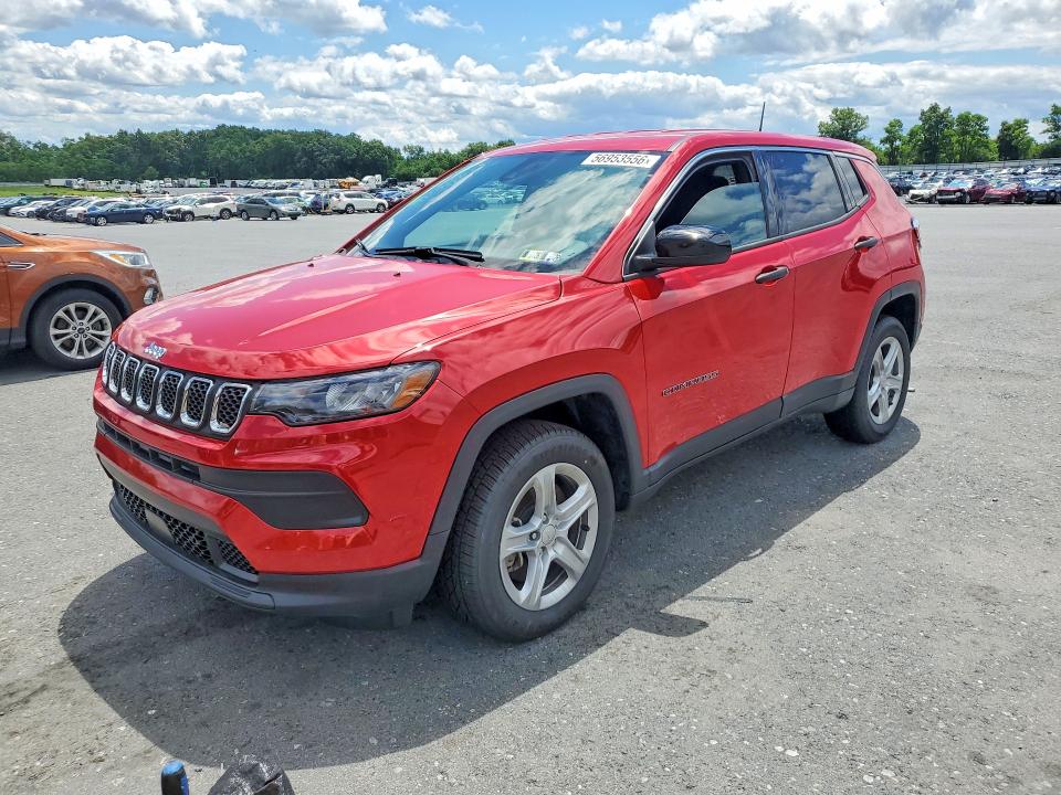 56953556 :رقم المزاد ، 3C4NJDANXRT591605 vin ، 2024 Jeep Compass مزاد بيع