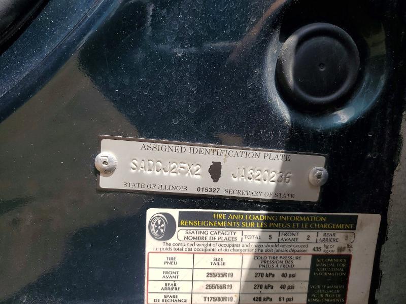 56456726 :رقم المزاد ، SADCJ2FX2JA320236 vin ، 2018 Jaguar F-pace مزاد بيع