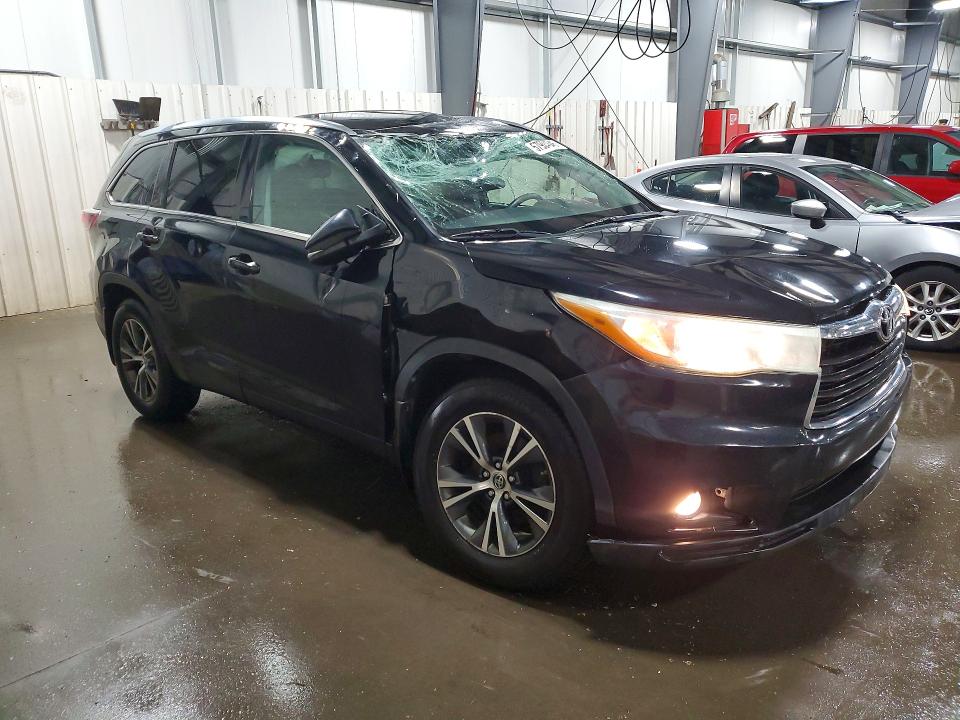 Продажа на аукционе авто 2016 Toyota Highlander, vin: 5TDJKRFH2GS255384, номер лота: 57924046