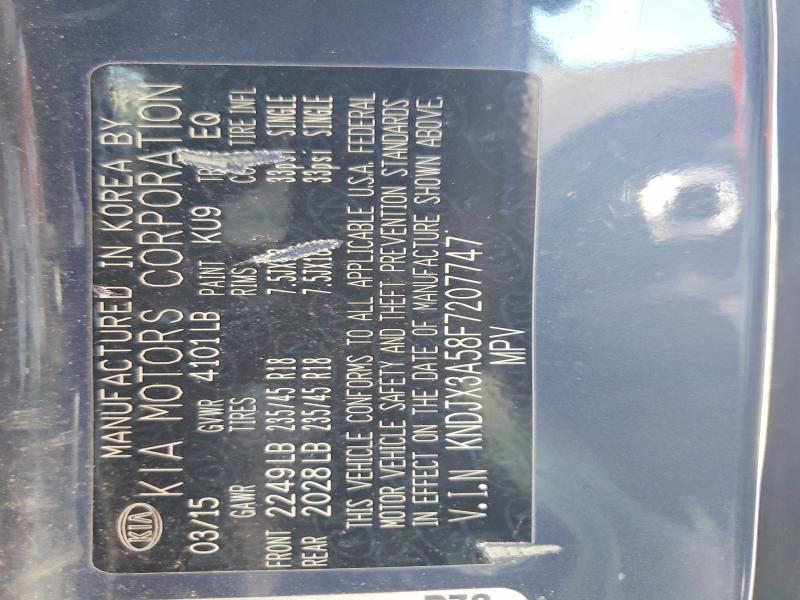 Aukcja sprzedaży 2015 Kia Soul, vin: KNDJX3A58F7207747, numer aukcji: 54999406