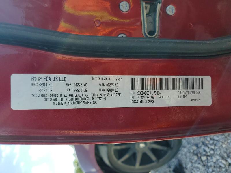 Aukcja sprzedaży 2018 Dodge Charger, vin: 2C3CDXBG9JH173814, numer aukcji: 58376456