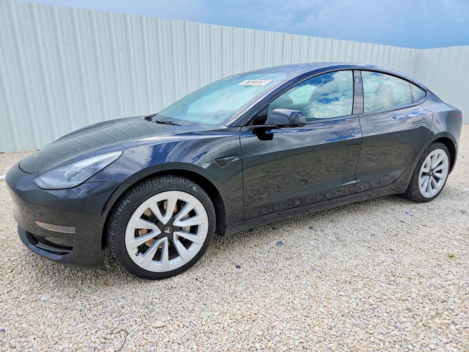 Auction sale of the 2022 Tesla Model 3, vin: 5YJ3E1EA3NF369305, lot number: 57127376
