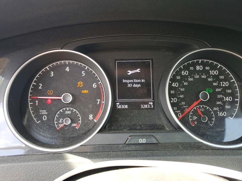 2018 Volkswagen Golf Alltrack მანქანა იყიდება აუქციონზე, vin: 3VWH17AU1JM766289, აუქციონის ნომერი: 57823106
