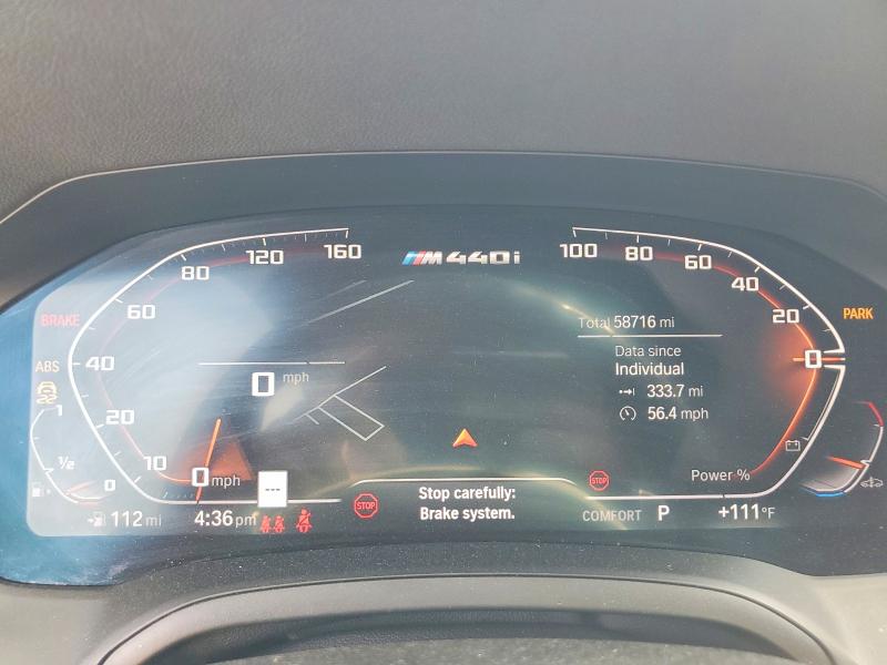Продажа на аукционе авто 2021 Bmw M440xi, vin: WBA13AR04MCF77185, номер лота: 56284366