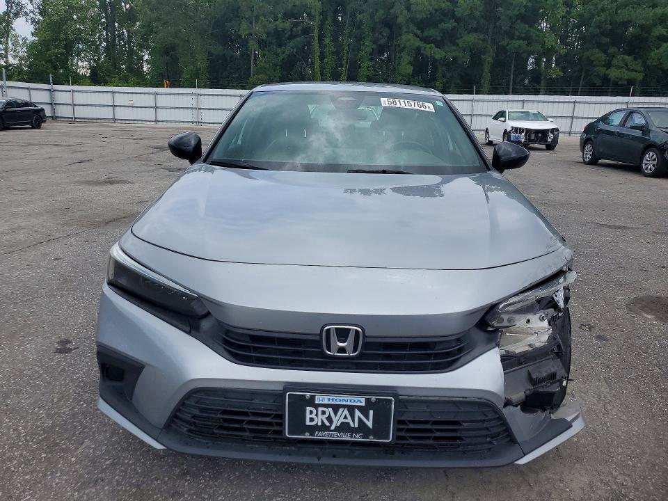 2022 Honda Civic მანქანა იყიდება აუქციონზე, vin: 2HGFE2F57NH594584, აუქციონის ნომერი: 58115766