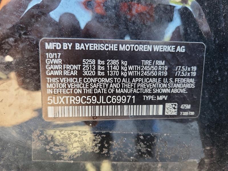 Aukcja sprzedaży 2018 Bmw X3, vin: 5UXTR9C59JLC69971, numer aukcji: 56413026