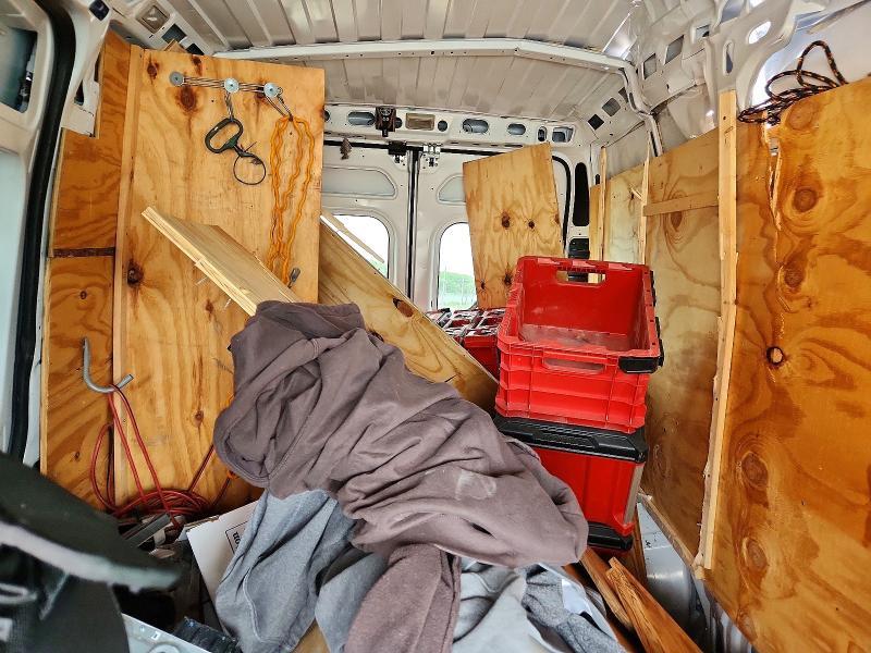 56478776 :رقم المزاد ، 3C6TRVBG1KE519912 vin ، 2019 Ram Promaster 1500 مزاد بيع