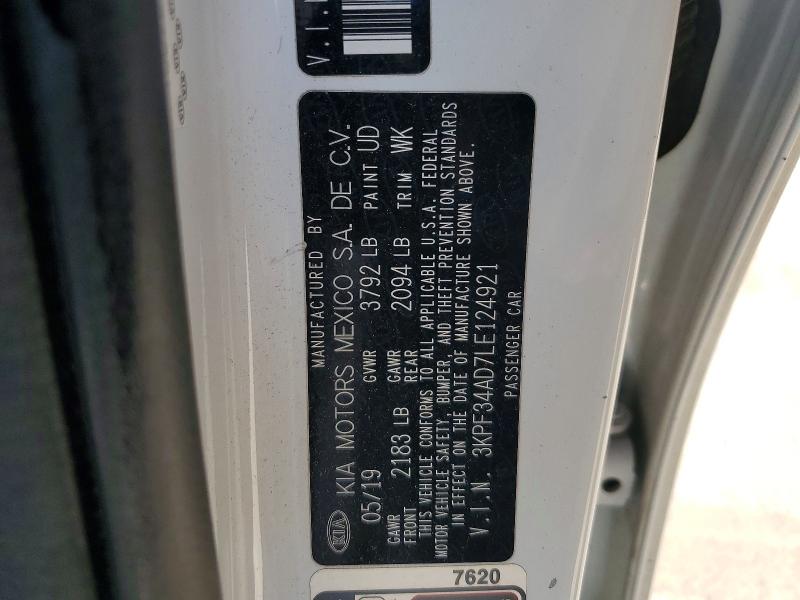 Продаж на аукціоні авто 2020 Kia Forte, vin: 3KPF34AD7LE124921, номер лоту: 57688776