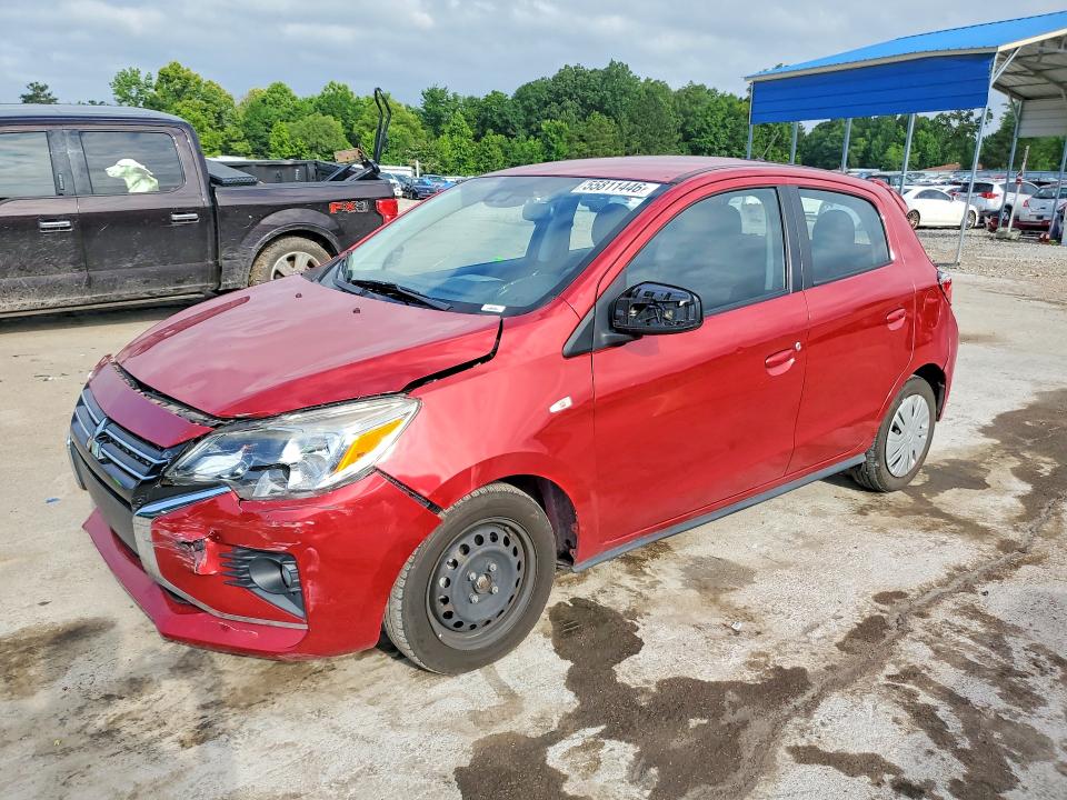 55811446 :رقم المزاد ، ML32AUHJ1NH001132 vin ، 2022 Mitsubishi Mirage مزاد بيع