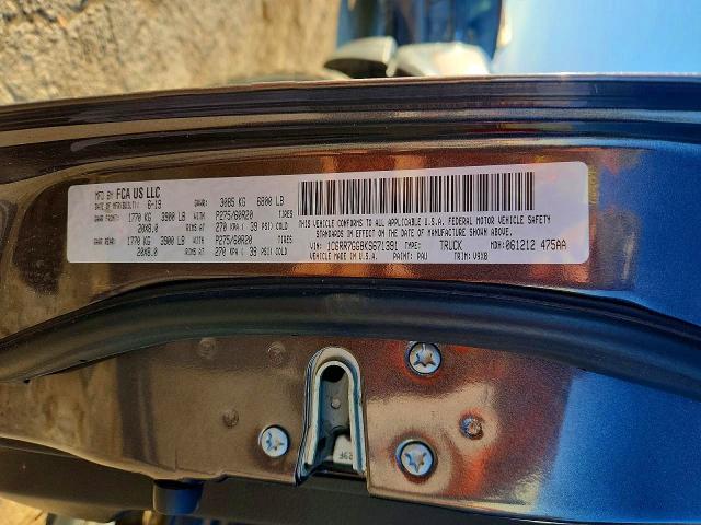 57147276 :رقم المزاد ، 1C6RR7GG8KS671391 vin ، 2019 Ram 1500 Classic مزاد بيع