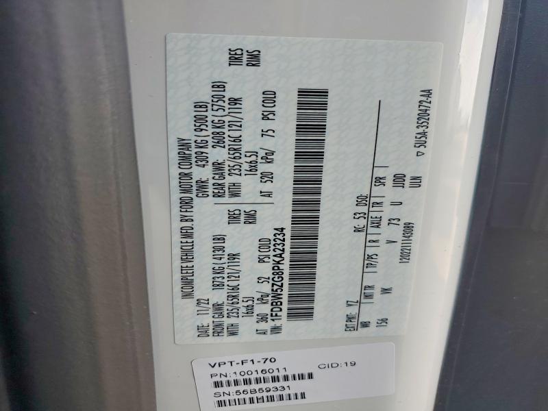 Продажа на аукционе авто 2023 Ford Transit, vin: 1FDBW5ZG8PKA23234, номер лота: 55898956