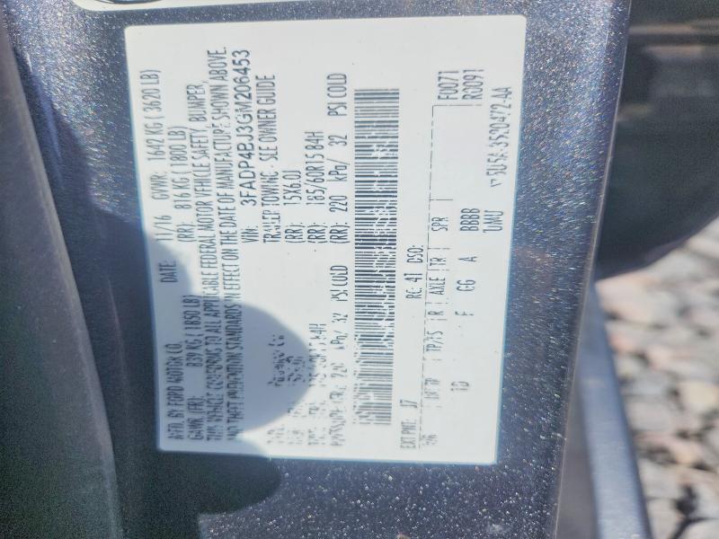 Продаж на аукціоні авто 2016 Ford Fiesta, vin: 3FADP4BJ3GM206453, номер лоту: 59080476