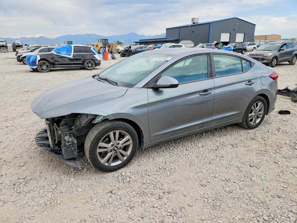 Продажа на аукционе авто 2018 Hyundai Elantra, vin: KMHD84LFXJU498702, номер лота: 57916166