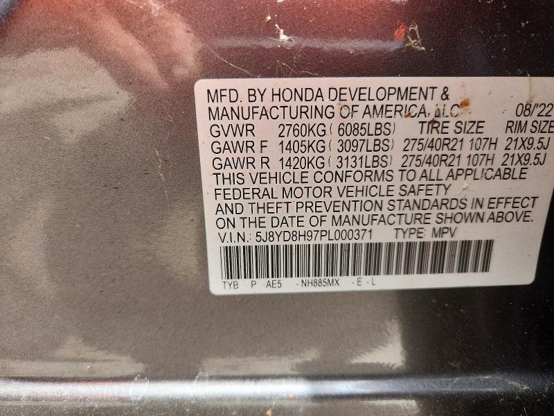 Продажа на аукционе авто 2023 Acura Mdx, vin: 5J8YD8H97PL000371, номер лота: 56507846