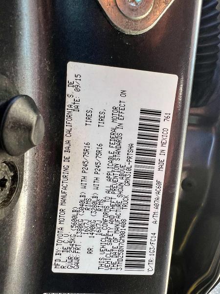 Продаж на аукціоні авто 2016 Toyota Tacoma, vin: 3TMDZ5BN7GM001408, номер лоту: 57217366