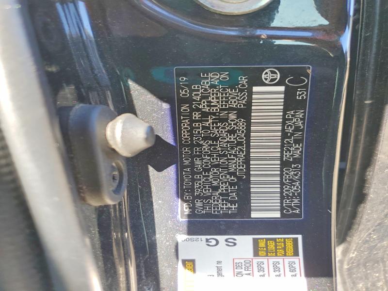 55770716 :رقم المزاد ، JTDEPRAE2LJ045889 vin ، 2020 Toyota Corolla مزاد بيع