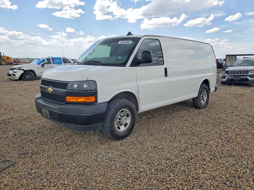 59533436 :رقم المزاد ، 1GCWGAFP8M1219630 vin ، 2021 Chevrolet Express G2500 مزاد بيع