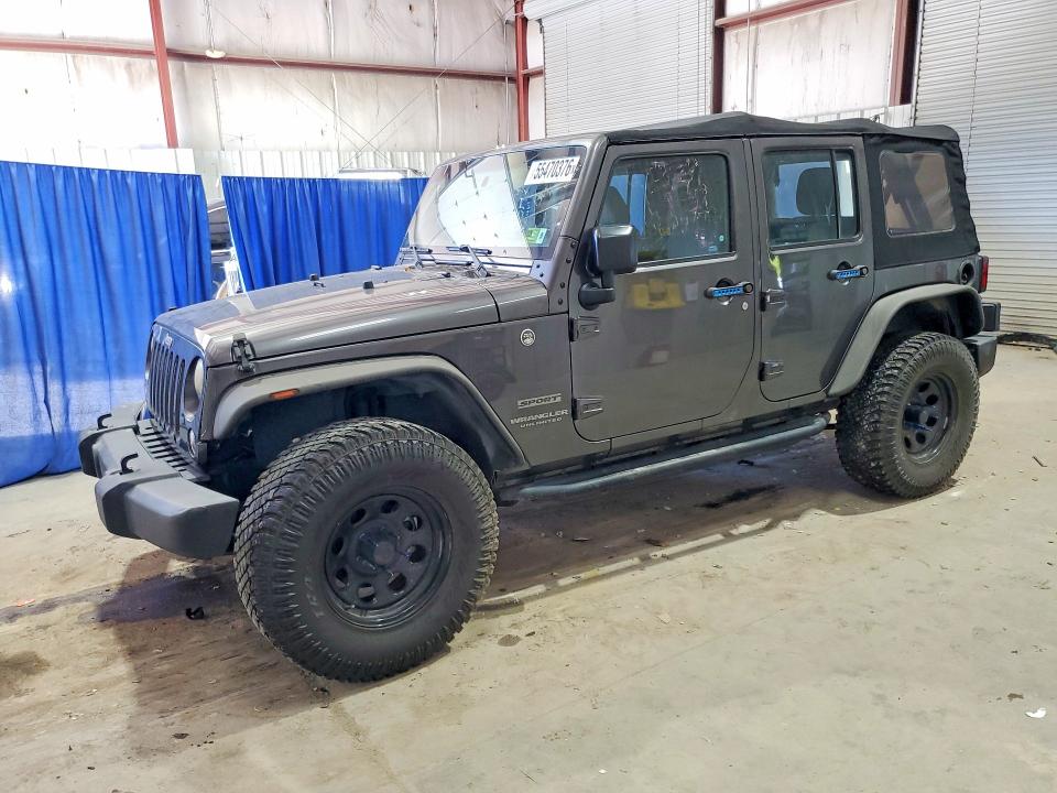 2016 Jeep Wrangler Unlimited მანქანა იყიდება აუქციონზე, vin: 1C4BJWDG3GL199408, აუქციონის ნომერი: 55470376