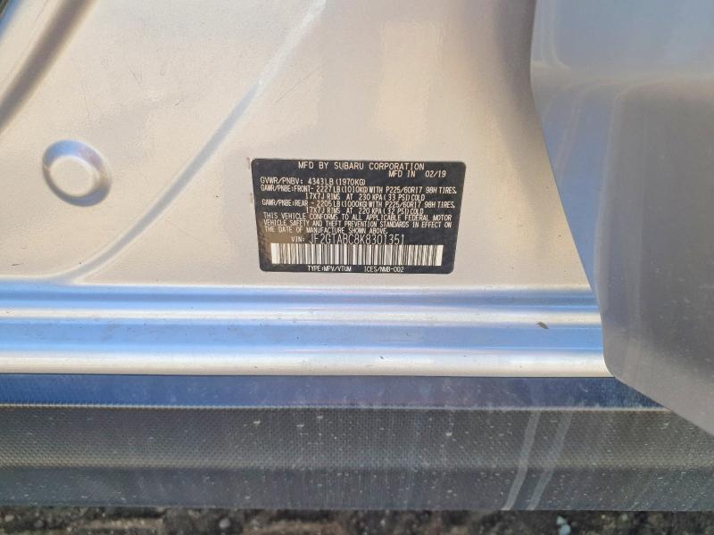 2019 Subaru Crosstrek მანქანა იყიდება აუქციონზე, vin: JF2GTABC8K8301351, აუქციონის ნომერი: 55473136