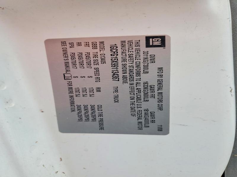 Продаж на аукціоні авто 2009 Chevrolet Express G1500, vin: 1GCFG15X991134367, номер лоту: 59351676