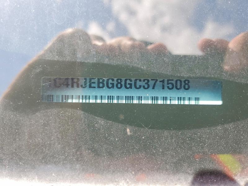 Продаж на аукціоні авто 2016 Jeep Grand Cherokee, vin: 1C4RJEBG8GC371508, номер лоту: 58821256