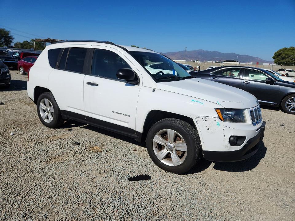 Продажа на аукционе авто 2014 Jeep Compass, vin: 1C4NJCBB9ED537873, номер лота: 56445856