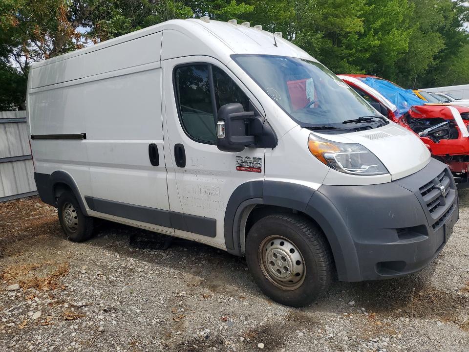 58708276 :رقم المزاد ، 3C6TRVCG4JE109294 vin ، 2018 Ram Promaster 2500 مزاد بيع
