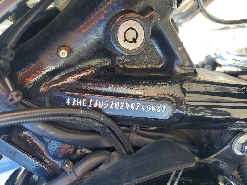 57016416 :رقم المزاد ، 1HD1JD5108Y074508 vin ، 2008 Harley-davidson Flstn مزاد بيع