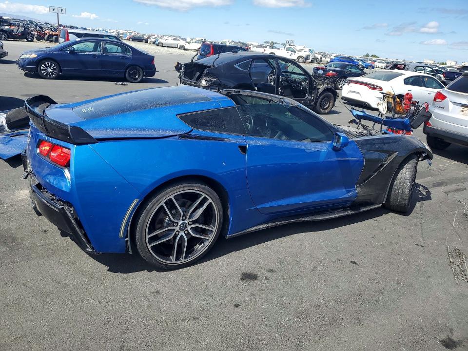 59191906 :رقم المزاد ، 1G1YL2D73F5124328 vin ، 2015 Chevrolet Corvette مزاد بيع