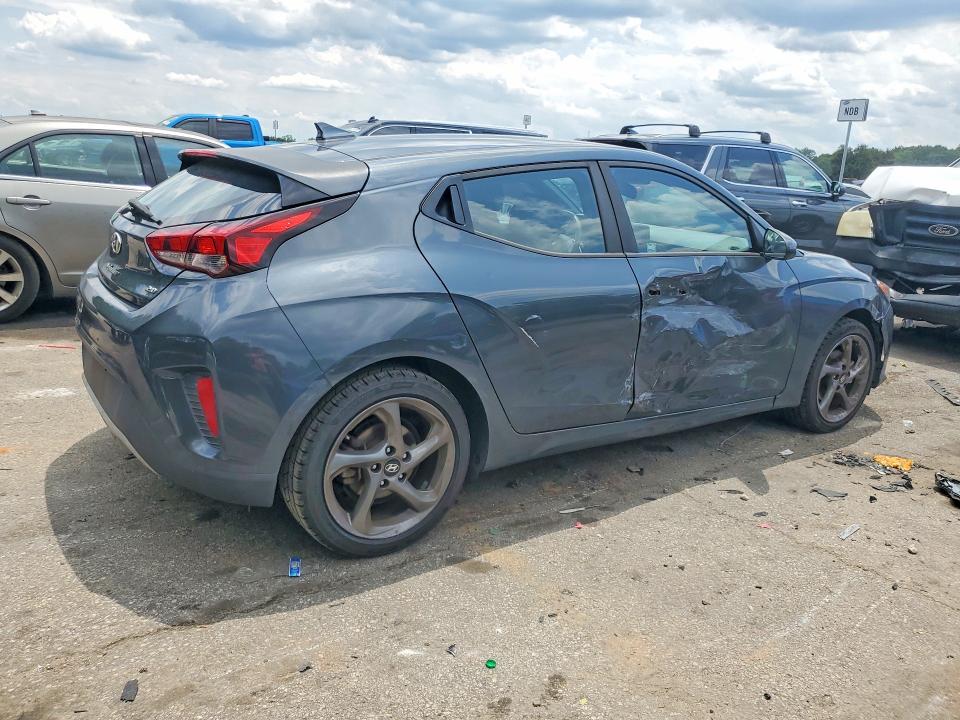 2019 Hyundai Veloster მანქანა იყიდება აუქციონზე, vin: KMHTG6AF0KU019895, აუქციონის ნომერი: 54759056