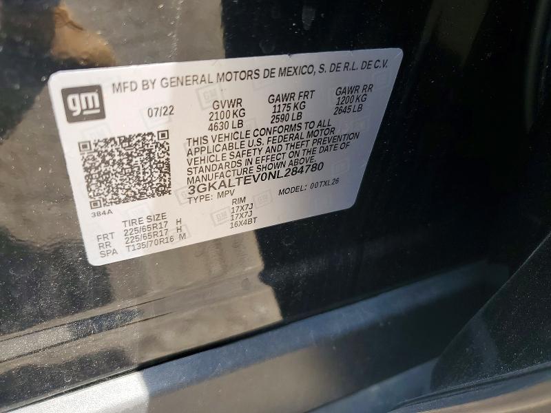 Продажа на аукционе авто 2022 Gmc Terrain, vin: 3GKALTEV0NL284780, номер лота: 58181636