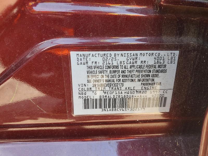 Продажа на аукционе авто 2025 Nissan Sentra, vin: 3N1AB8CV6SY302179, номер лота: 56961126