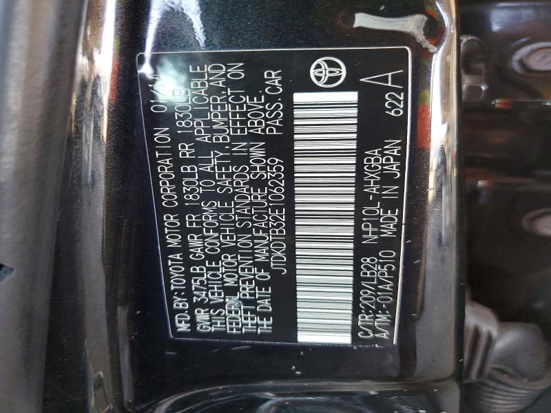 Продаж на аукціоні авто 2014 Toyota Prius C, vin: JTDKDTB32E1062359, номер лоту: 56856156