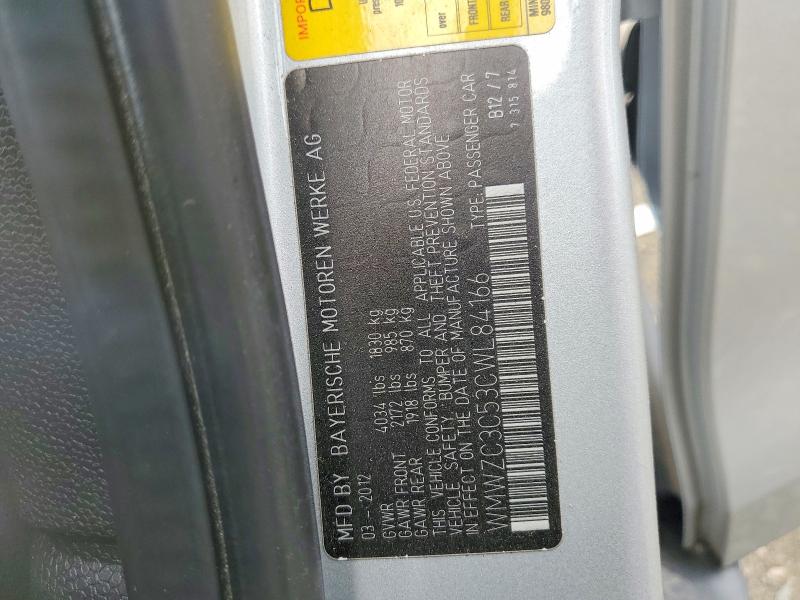 Aukcja sprzedaży 2012 Mini Cooper, vin: WMWZC3C53CWL84166, numer aukcji: 56967916