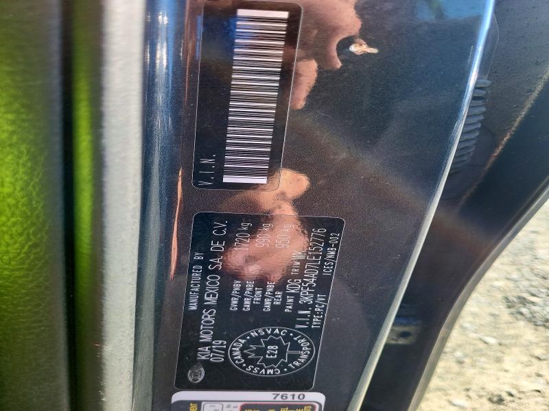 58661956 :رقم المزاد ، 3KPF54AD7LE152776 vin ، 2020 Kia Forte مزاد بيع