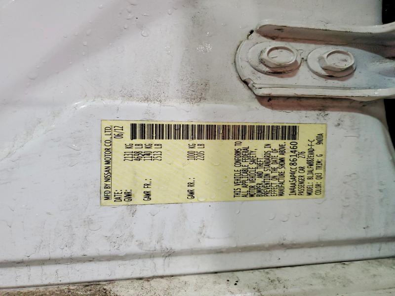 Aukcja sprzedaży 2012 Nissan Maxima, vin: 1N4AA5AP4CC861460, numer aukcji: 56089006