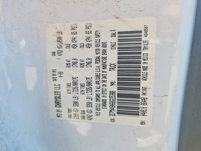 Aukcja sprzedaży 2008 Dodge Ram 3500, vin: 3D7MX49A68G225388, numer aukcji: 56372016