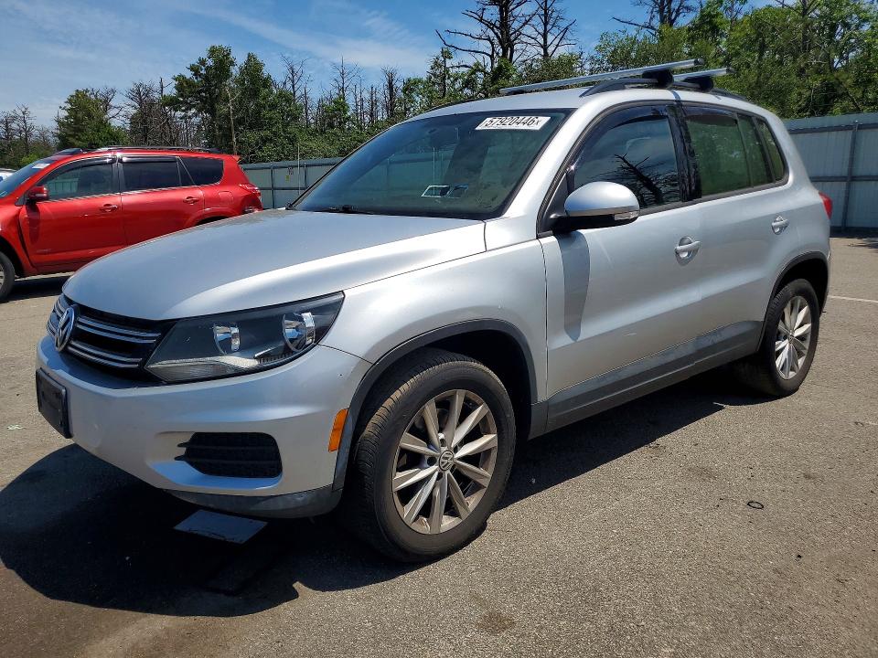 57920446 :رقم المزاد ، WVGBV7AX3HK043922 vin ، 2017 Volkswagen Tiguan مزاد بيع
