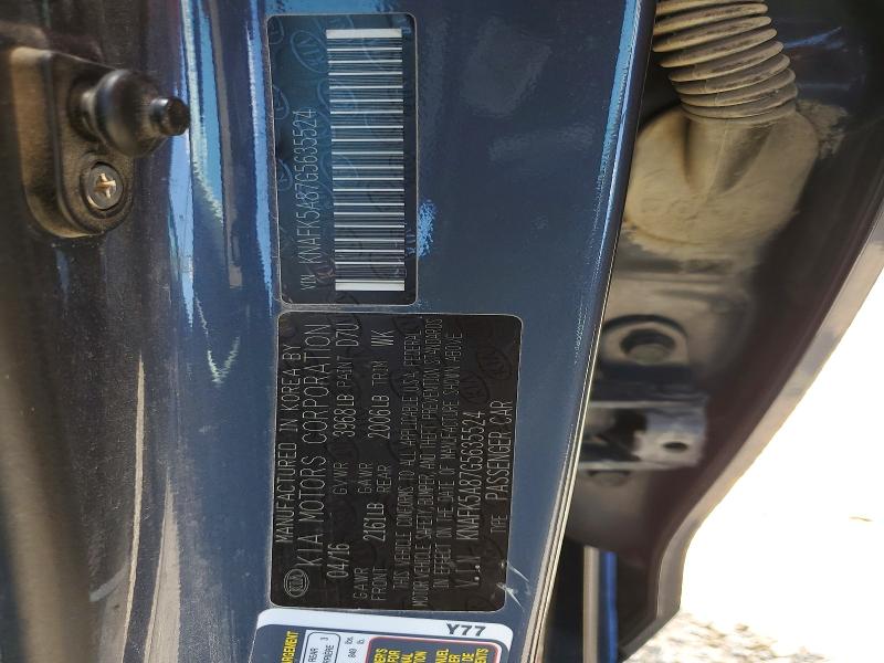 Продаж на аукціоні авто 2016 Kia Forte, vin: KNAFK5A87G5635524, номер лоту: 58251996