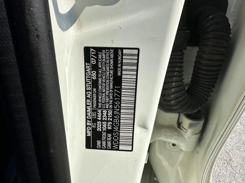 58079616 :رقم المزاد ، WDDSJ4GB6JN561771 vin ، 2018 Mercedes-benz Cla مزاد بيع