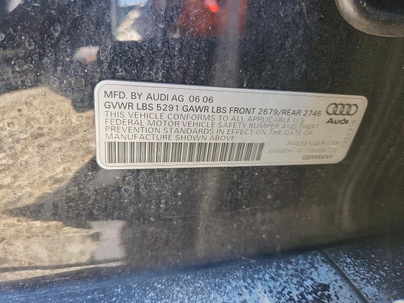 Продажа на аукционе авто 2007 Audi A6, vin: WAUDH74F77N008723, номер лота: 56977696