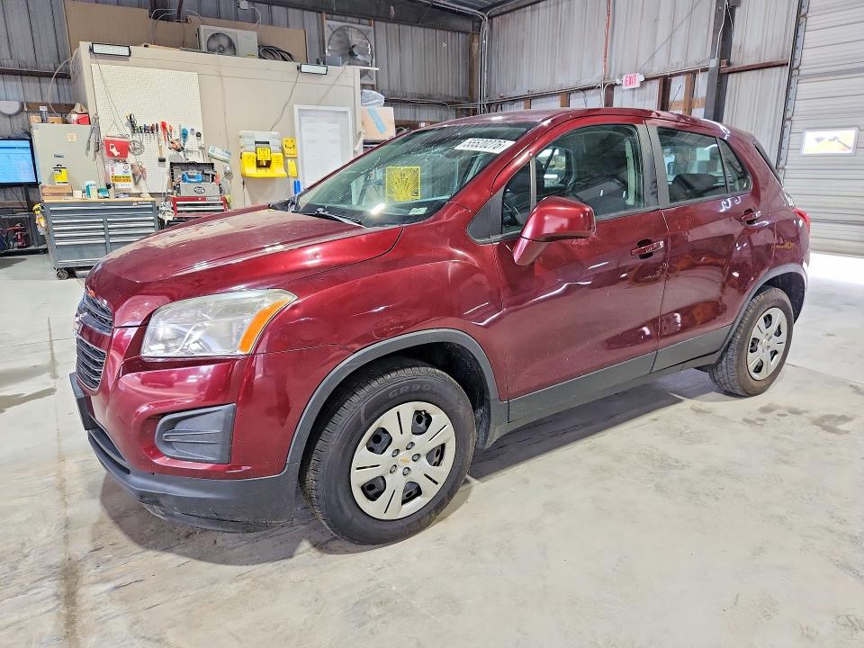 Aukcja sprzedaży 2016 Chevrolet Trax, vin: 3GNCJKSB5GL153241, numer aukcji: 55520276