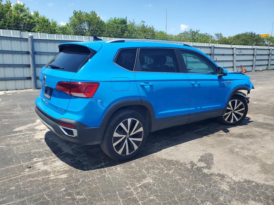 2023 Volkswagen Taos მანქანა იყიდება აუქციონზე, vin: 3VVEX7B23PM377522, აუქციონის ნომერი: 58436406