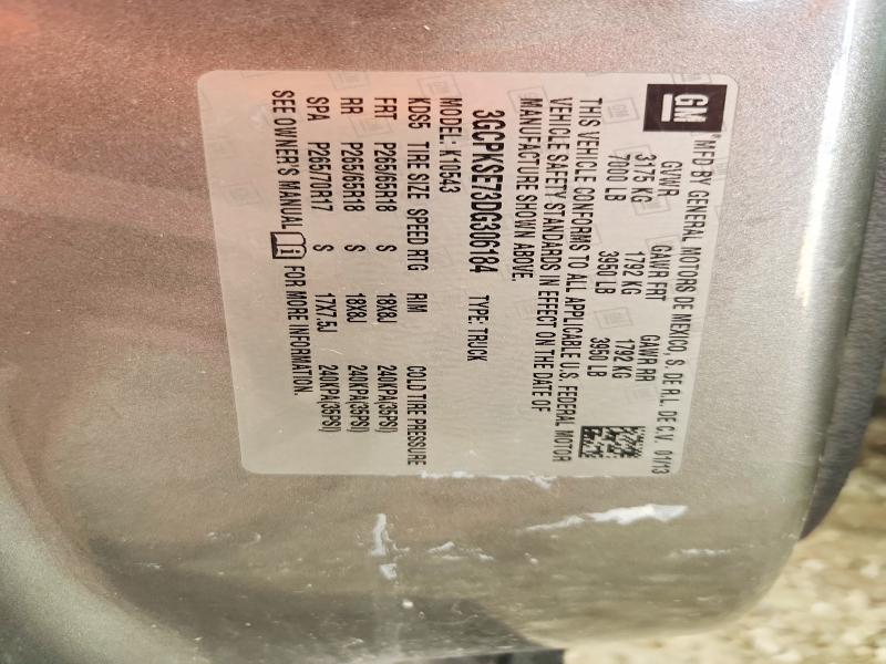 2013 Chevrolet Silverado მანქანა იყიდება აუქციონზე, vin: 3GCPKSE73DG306184, აუქციონის ნომერი: 58327046